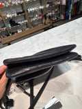 Vince Camuto Black Leather Crossbody Bag, 8.5"x7"