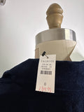 New Retail $139 Talbots Blue Velveteen Blazer Jacket, 8