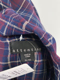 Attention Plaid Top, XL