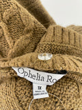 Ophelia Roe Brown (removable collar) Sweater, 1X