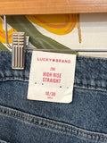 New Lucky Brand Zoe Straight 27" Inseam Jeans, 10