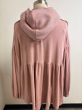 Fantastic Fawn Pink Hooded Top, S