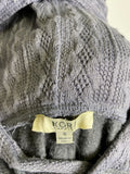 Kori America Gray Hooded Sweater, S
