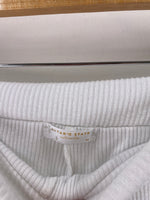 Altar'd State White Foldover Lounge Pants, M