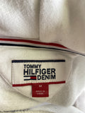 Tommy Hilfiger White Hoodie Sweatshirt, M