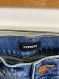 Express 70s Flare Mid Rise Jeans, 2 Short