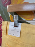 New Talbots Yellow Slim Ankle 28" Inseam Jeans, 16