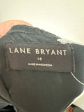 Lane Bryant Black Dress, 18