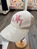 Wifey White Lace Hat