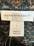 New Christopher & Banks Multicolor Sweater, L