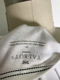 Talbots White 100% Pima Cotton Tee, 3X