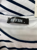BTFBM Navy Stripe Dress, M