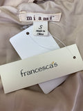 New Mi Ami Ivory Quilted Vest, S