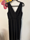 As U Wish Black 19" Inseam Jumpsuit, XL
