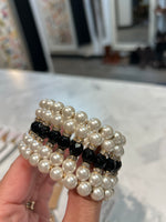 Vendome Black/Pearl Bracelet