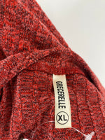 Grecerelle Red Cardigan, XL