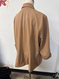 Studio by Torrid Brown 3/4" Sleeve Blazer Jacket, 2X