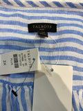 New Talbots Blue Stripe Dress, 3X