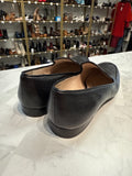 Karl Lagerfeld Black Leather Loafers, 7.5