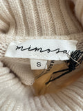 New Mimosa Cream Split Front Sweater, S