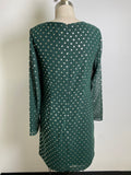 Gianni Bini Green/Gold Dress, XS