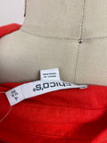 Chico's Red 100% Linen Top, 20