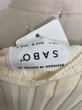 Sabo Cream Sweater Dress, 4