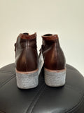 Naot Brown Leather Boots, 40 (9-9.5)