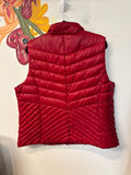 Talbots Red Down Filled Vest, 2X