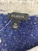 Talbots Blue Sweater, XL