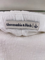 Abercrombie & Fitch White Skort Skirt, L