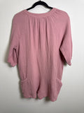 Pink Romper Gauze , M