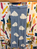 New Pink Republic Blue Cloud Print 33" Inseam Pants, M