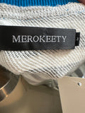 Merokeety Black Stripe Sweatshirt, L