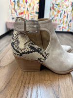 Seven Dials Snake Print Boots, 10