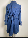 New Entro Denim Dress, L
