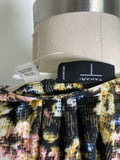 Tahari Black Print Top, 1X