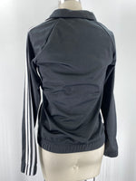 Adidas Black Zip Front Pocket Jacket, S