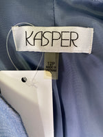 Kasper Blue Blazer Jacket, 12 Petite