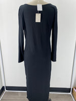 New A New Day Black Rib Knit Dress, XL