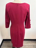 New Talbots Burgundy Dress, 8