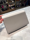 Kate Spade Gray/White Carson Colorblock Handbag, 9"x6" (no crossbody strap)