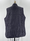 Woman Within Black Polka Dot Vest, 2X