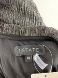 1.State Silver/Black Dress, XS
