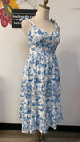 Steve Madden White/Blue Eyelet Dress, 4