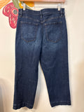 Loft Wide Leg Crop 25" Inseam Jeans, 10
