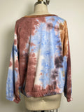 Savvi Tie Dye Sweatshirt, 2X