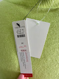 New Retail $179 Talbots Green 100% Cashmere Sweater, M