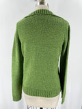 St. John's Bay Green Collared Sweater, M