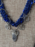Chico's Silver/Blue Necklace